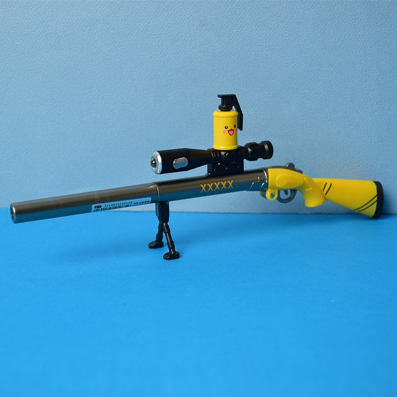 Gun pen with led light