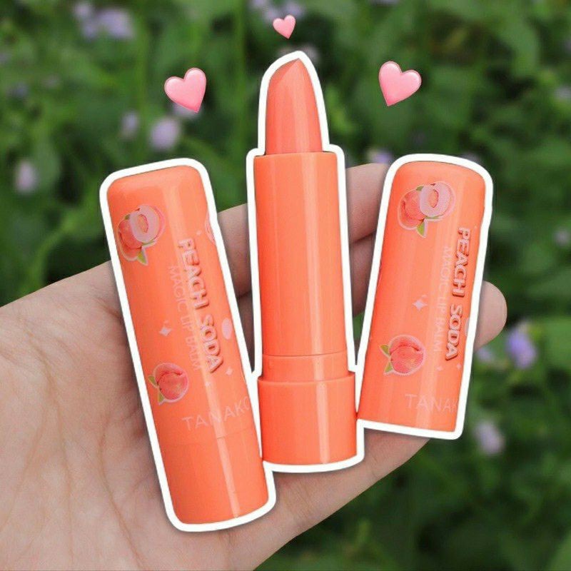 Korean Peach Soda Magic Lip Balm