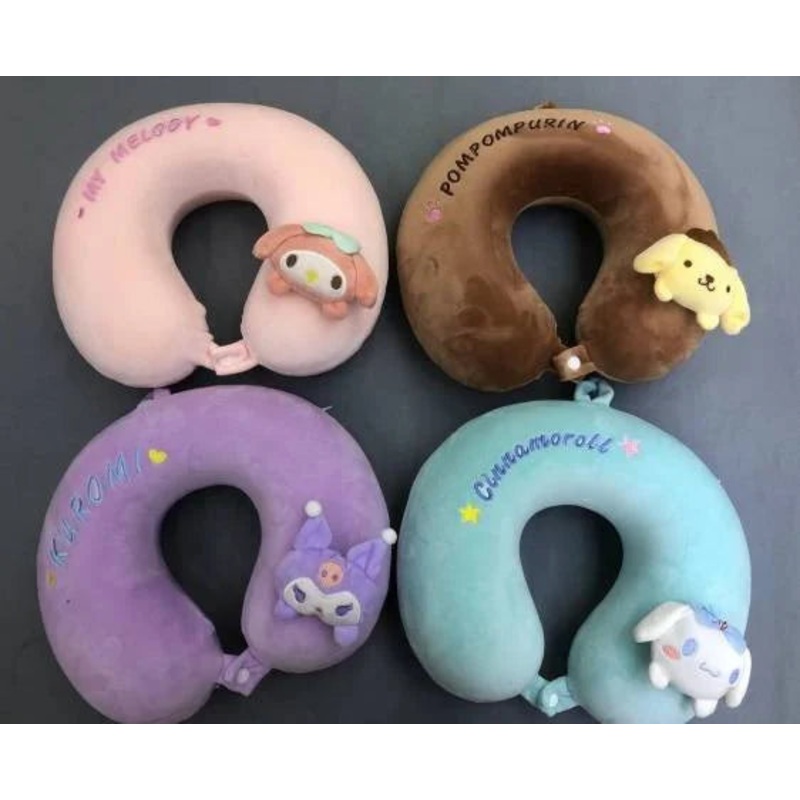 Sanrio Neck Pillow With Memory Foam