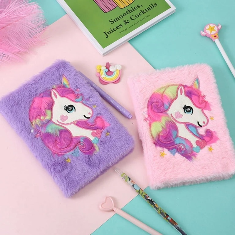 Unicorn Small Fur Diary