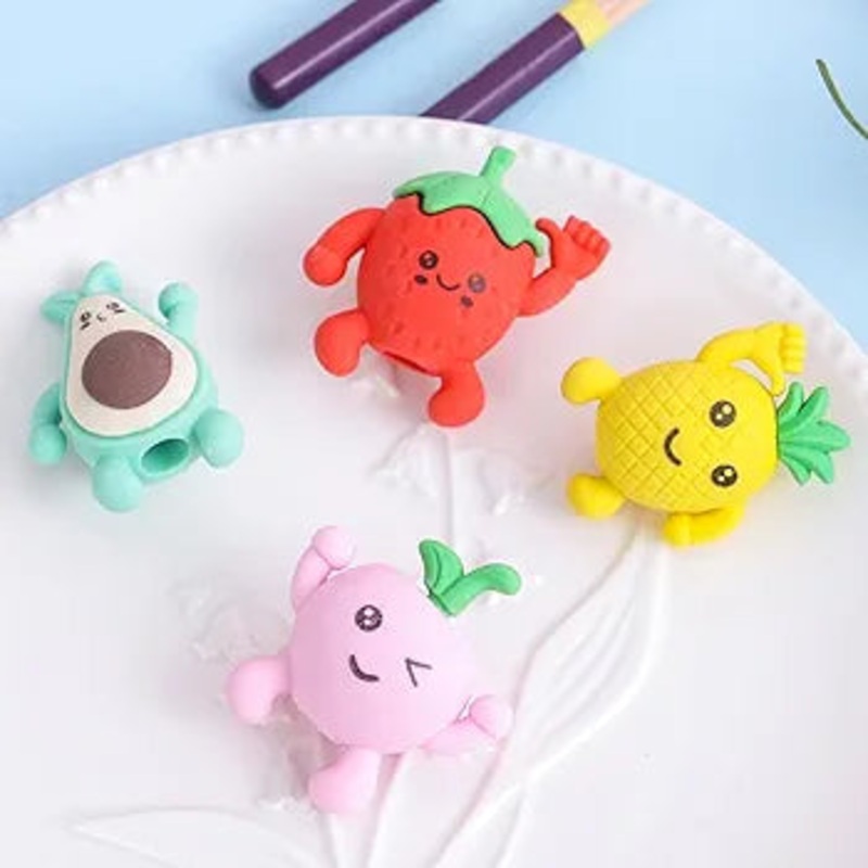 3D Fruit Eraser | Pencil Topper