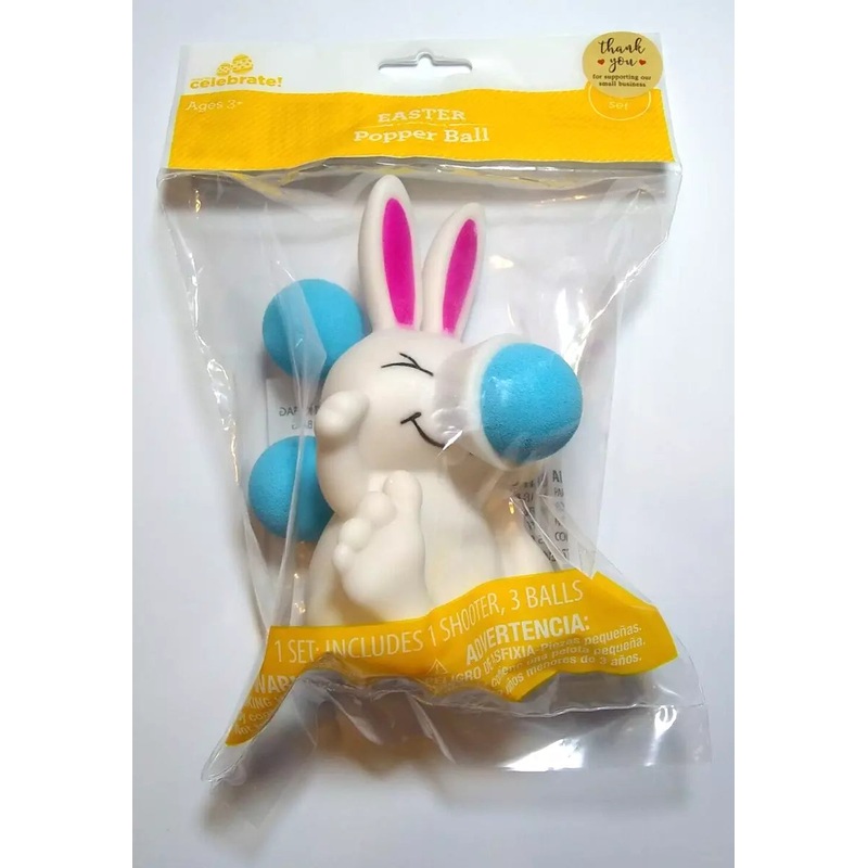 Bunny Popper Ball  Fun Squeeze Shooter Toy
