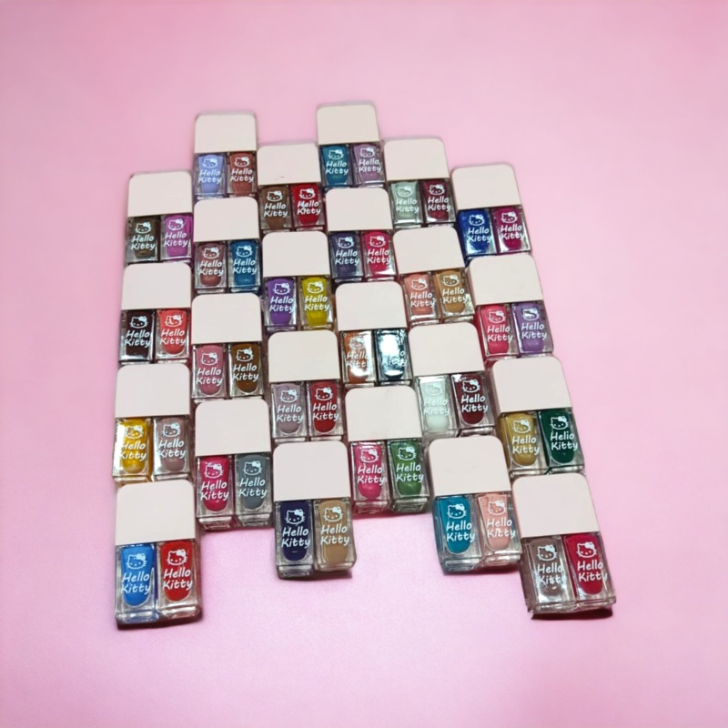 Hello Kitty Twin Nail Polish Set  Adorable & Trendy Colors