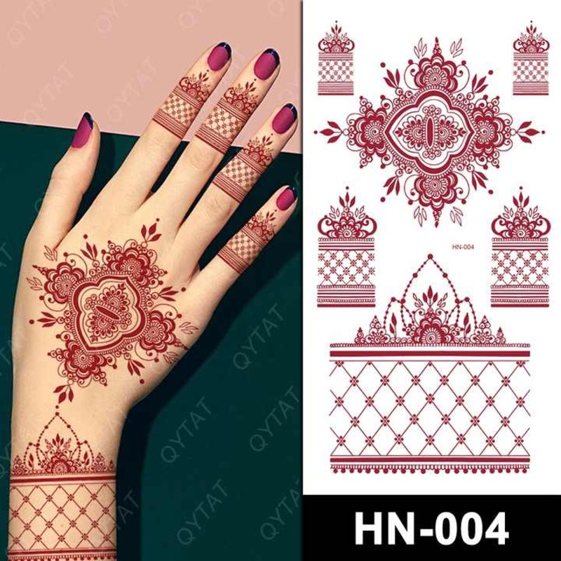 Henna Mehndi Tattoo Stickers