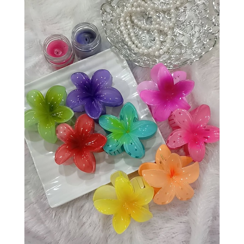 Korean Flower Hair Claw Catchers