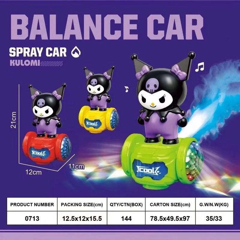 Kuromi Balance Spray Car