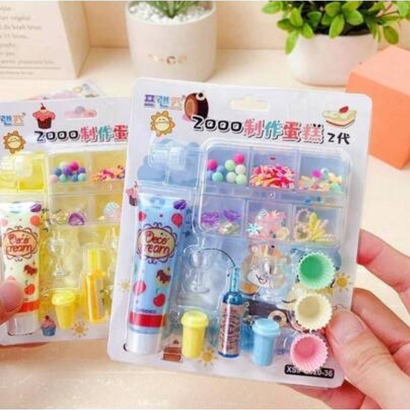 Mini DIY Cake Decoration Set  Fun Craft Kit for Kids