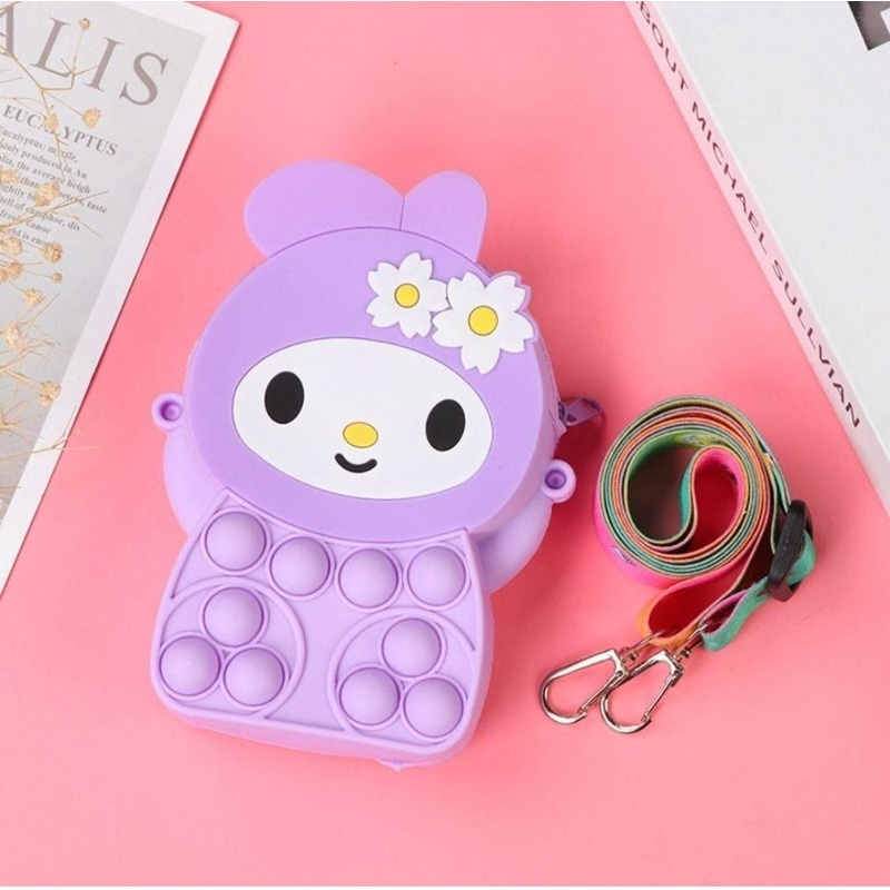 My Melody Sling Pop It Bag For Kids