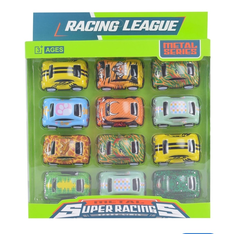 Racing League 12 PC Car Set
