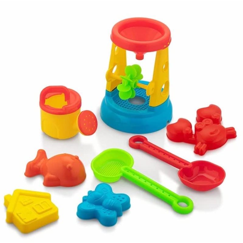 Beach Play Set for Kids Sand Molds Toys for Toddlers Gardening Playset Outdoor Tool Kit Made in India (Selfie Beach Set)