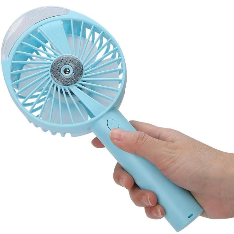 Hand Fan With Water Mist Spray