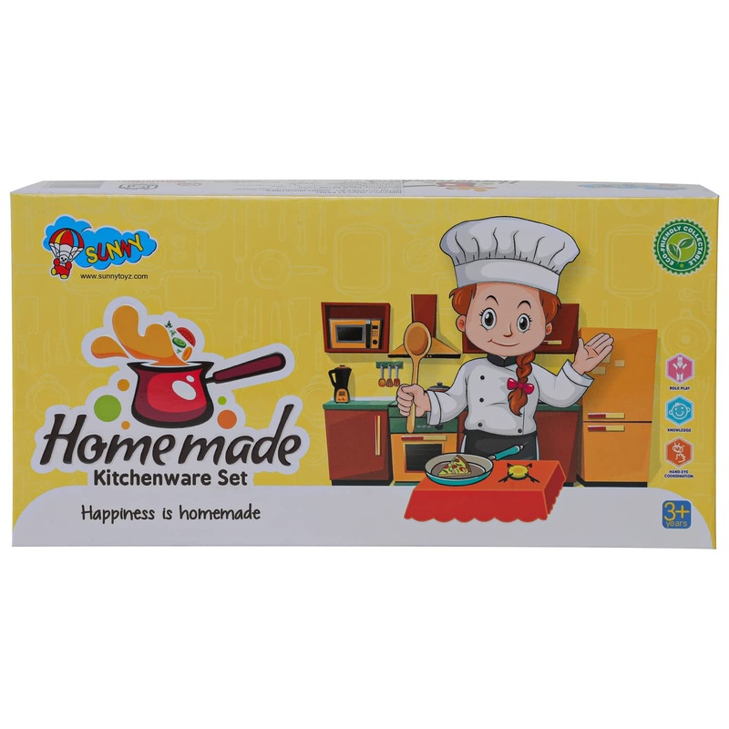 Homemade Kitchen Set Cute Mini Toy Utensils Non Toxic Indian Set for Girls Age 3 Years Plus no Sharp Edges 12 pcs