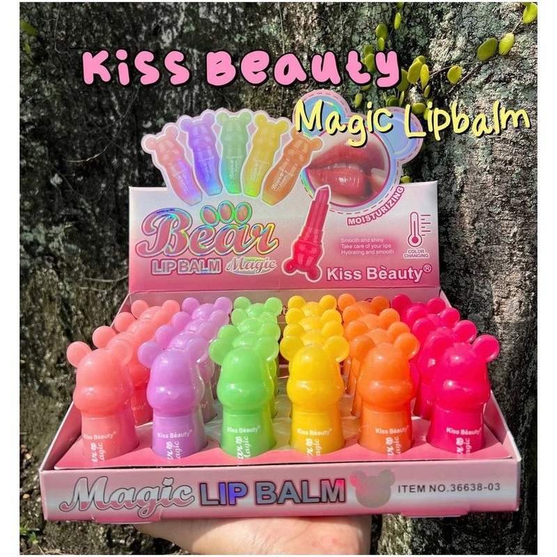 Kiss Beauty Bear Magic Lip Balm