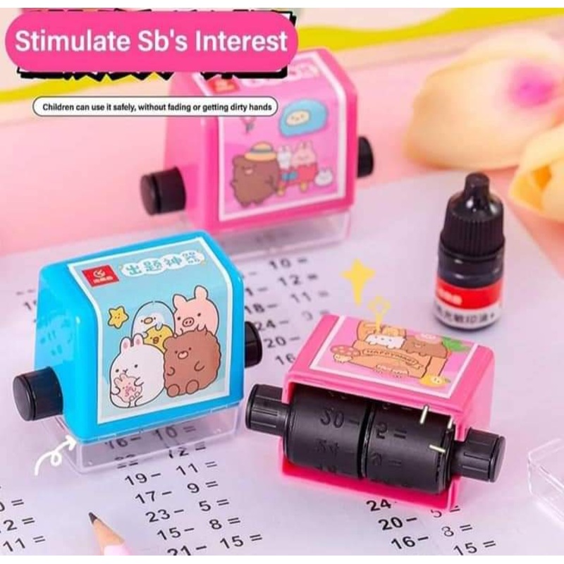 Maths Roller Stamp