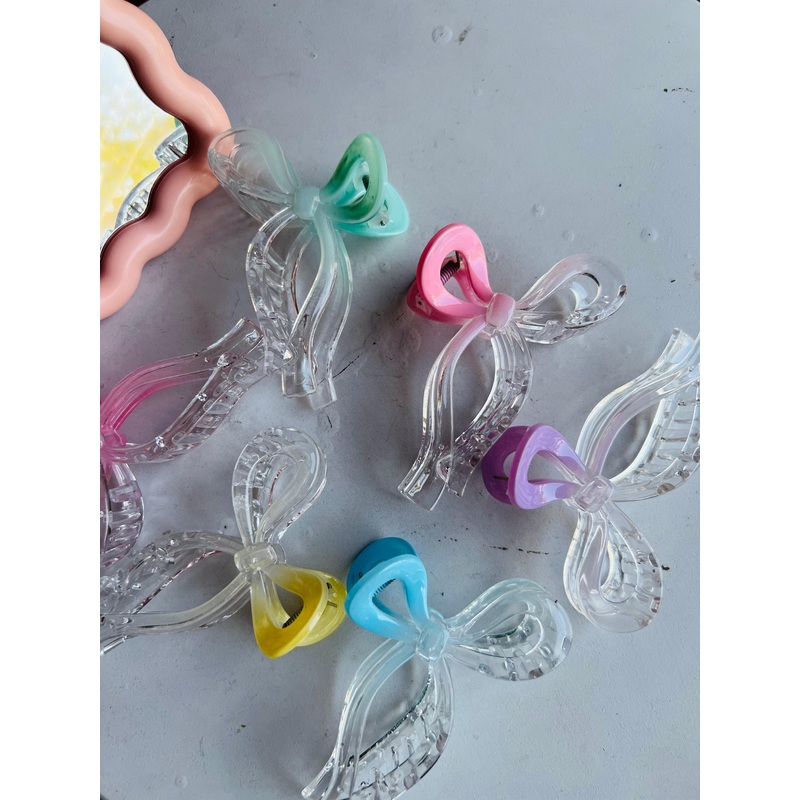 Pastel Bow Hair Claw Clip | Catcher