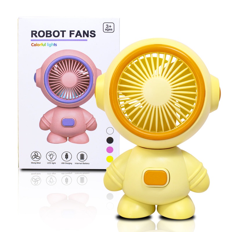 Robot Fan With LED Light