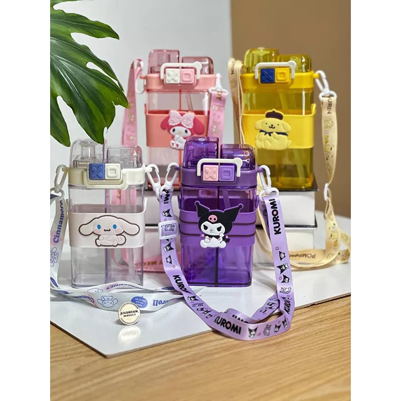 Sanrio Two Way 2 In 1  Partition Water Bottle