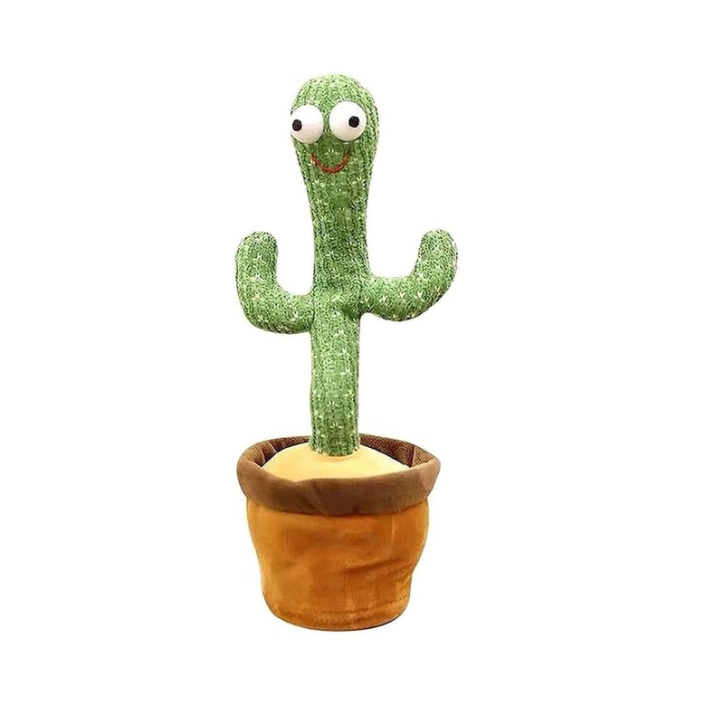 Toys Dancing Cactus Talking Toy, Cactus Plush Toy, Wriggle & Singing Recording Repeat What You Say Funny Education Toys for Babies Children Playing, Home Decorate
