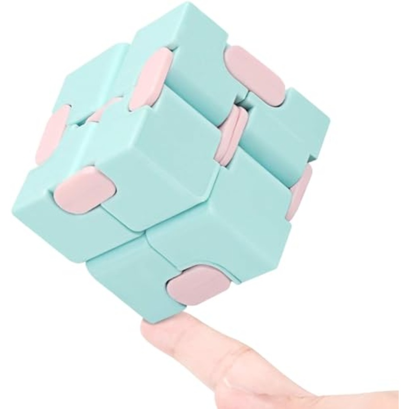 Toys Infinity Cube Fidget Toy Stress Relieving Fidgeting Game for Kids and Adults,Cute Mini Unique Gadget for Anxiety Relief and Kill Time