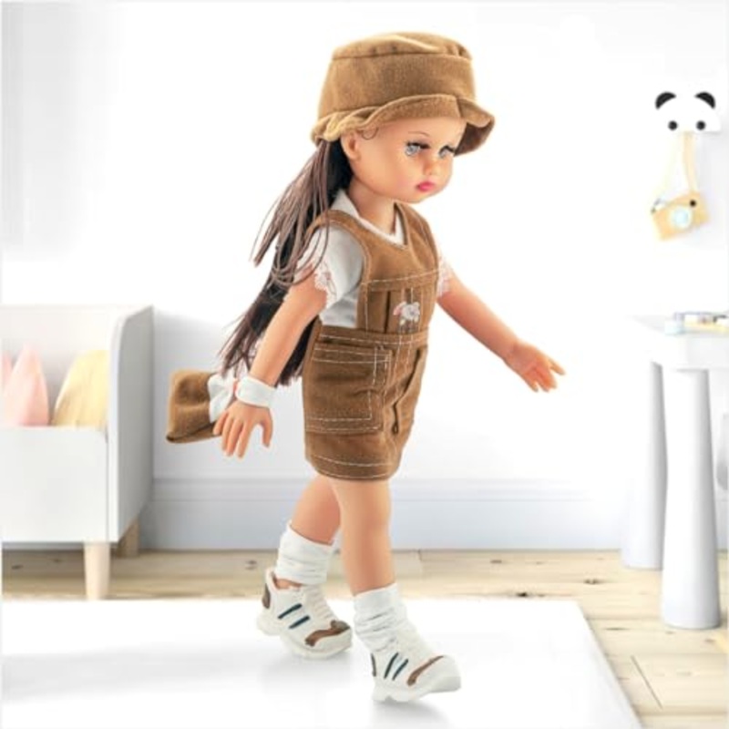 Ahnna Dolls for Girls Age 5-10 Gudiyaa Doll Set with Movable Joints & Accessories Girl Toys (Random Dress Color/Design) – 33cm