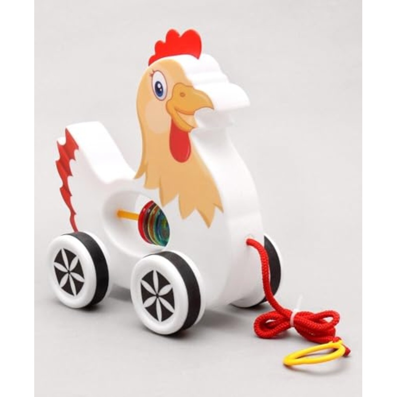 Baby Products Pull Along Toddler Toy, Pull Along Toy with Attractive Design, Developmental Toy for 1 Year Old Girl Boy – Chicken