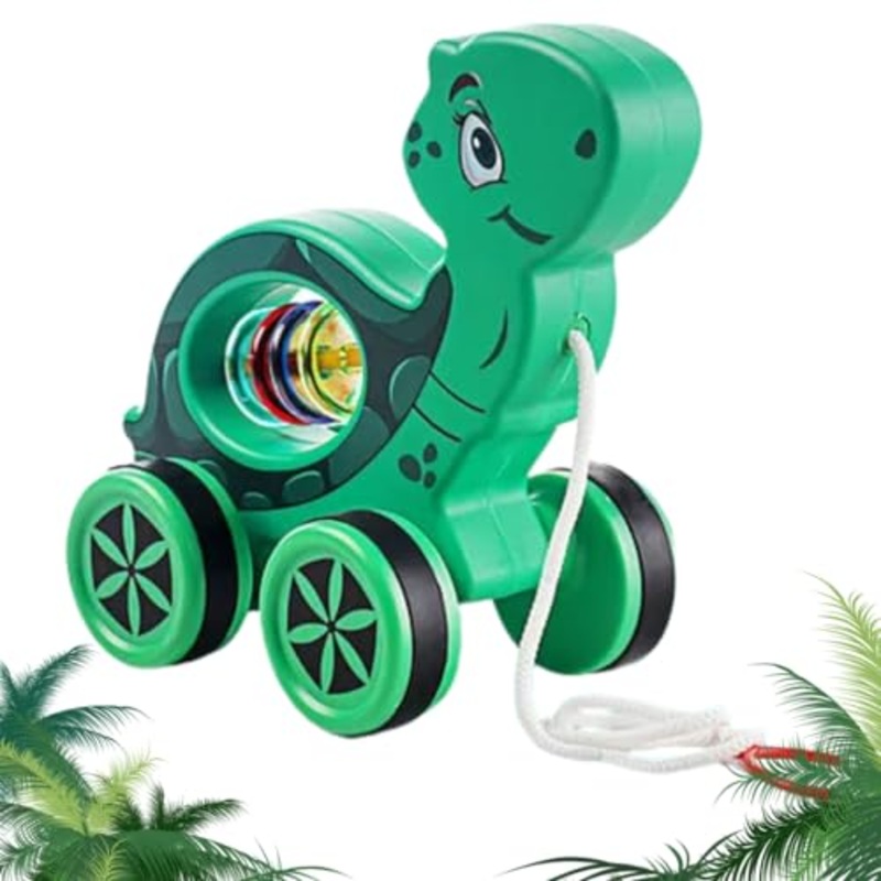 Baby Products Pull Along Toddler Toy, Pull Along Toy with Attractive Design, Developmental Toy for 1 Year Old Girl Boy – Turtle