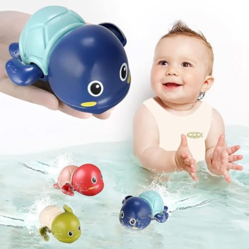 Bath Toys for Toddlers 1-3, Swimming Floating Wind Up Toys for 1-5 Year Old Boy Girl |New Born Baby Bathtub Water Toys | Preschool Toddler Pool Toys | 1 Pc