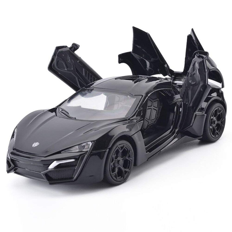 Cars 1:32 Diecast Metal Pullback Toy car for Kids Best Gifts Toys for Kids Boys – Lykan Hypersport