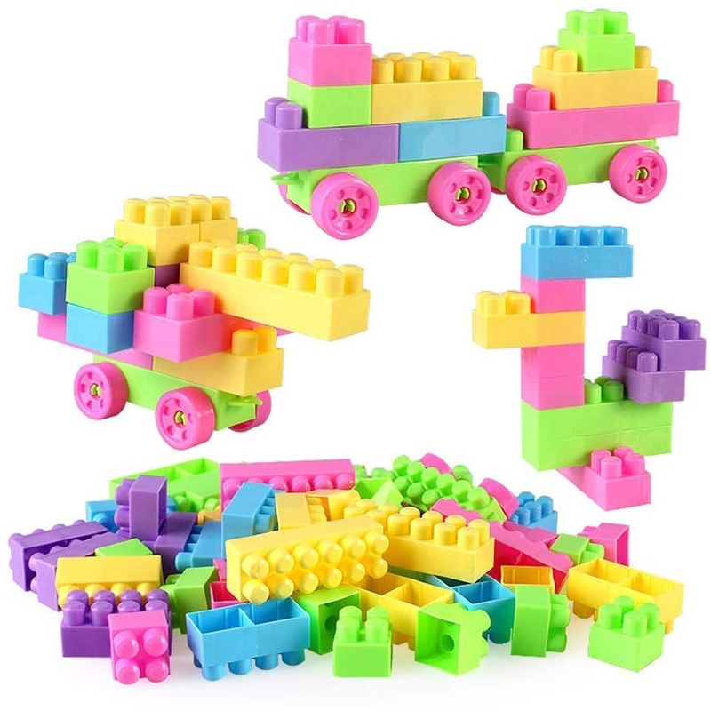 DIY Puzzle Building Blocks Game Toys for Kids Educational Blocks Learning Puzzle Learning Toy for Kids (60+ Pcs)