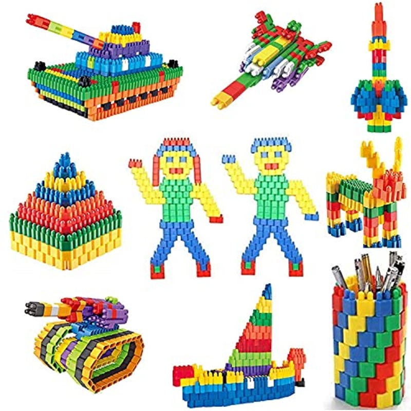DIY Puzzle Building Blocks Game Toys for Kids Educational Blocks Learning Puzzle Learning Toy for Kids (Bullet Blocks)