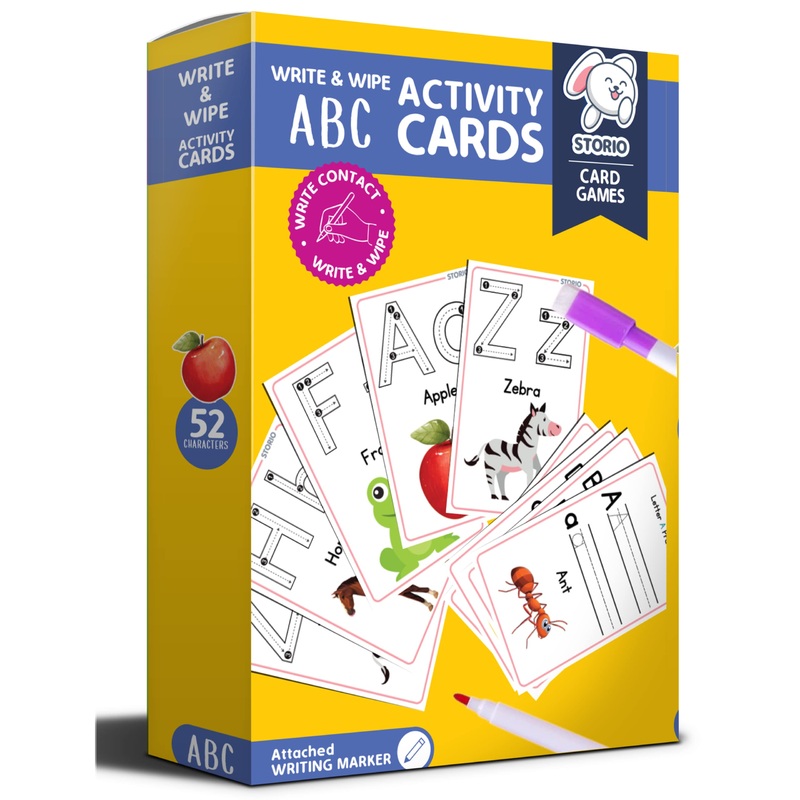 Flash Cards for Kids Early Learning | Easy & Fun Way of Learning 1 Year to 6 Years Babies (ABC Alphabets)