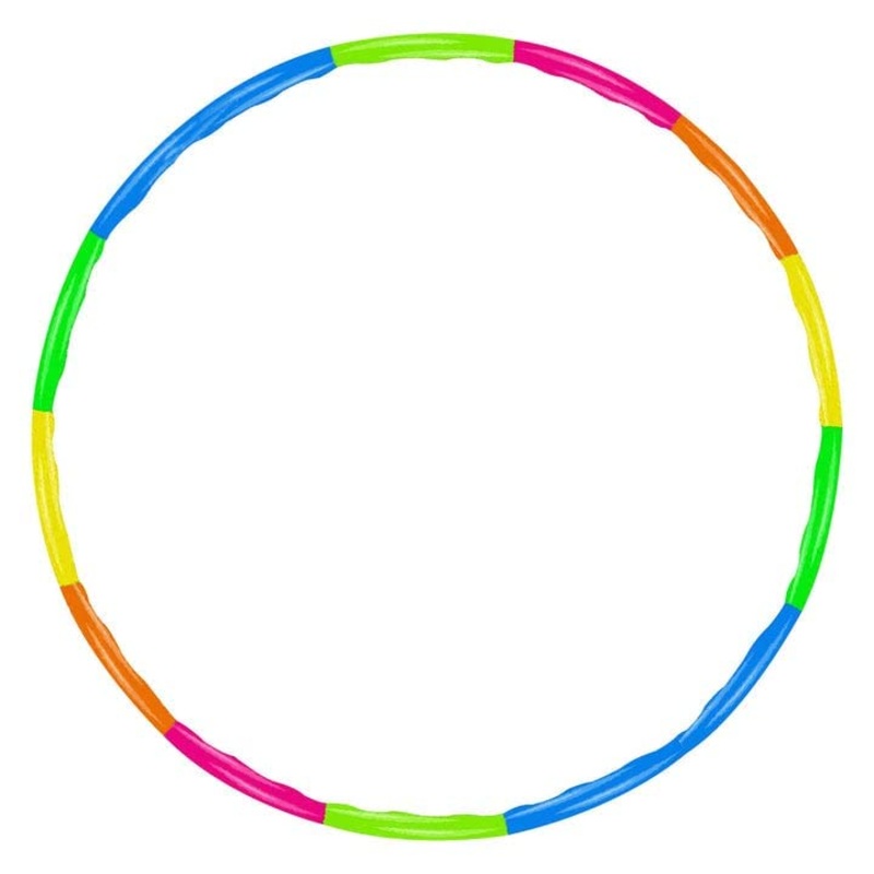 Hula Hoop Zig Zag for Adults Kids Quality Exercise Fitness Ring Multi Colour Adjust in 2 Sizes | Hoopla Baby Toys Play Kit