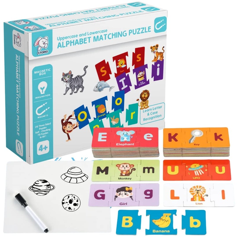 Magnetic Alphabet Matching Puzzle