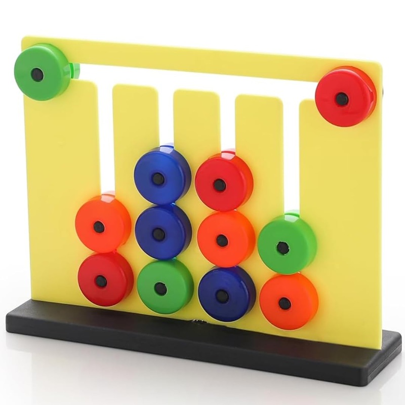 Premium Early Development Bricks & Blocks Learning Colour and Pattern Matching Montessori Slide Puzzle Game for Kids | Toys for Baby & Toddlers