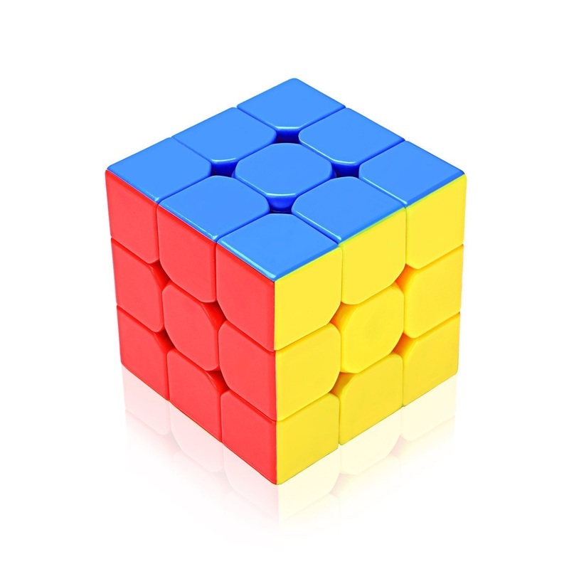 Toysbuddy Cube Puzzles 3×3 Stickerless Cube | Beginner Speedcube for Kids & Adults | Magic Speedy Stress Buster Brainstorming Puzzle