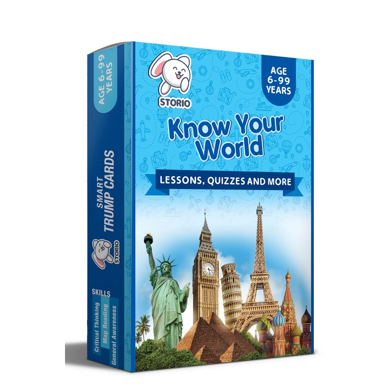 Trump Flash Cards for Kids Early Learning- Know Your World Countries and Facts | Easy & Fun Way of Learning 1 Year to 99 Years