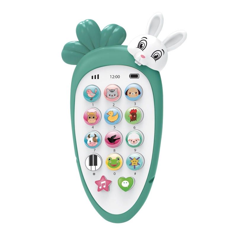 Baby Moo Bunny Musical Mobile Phone – Light Green