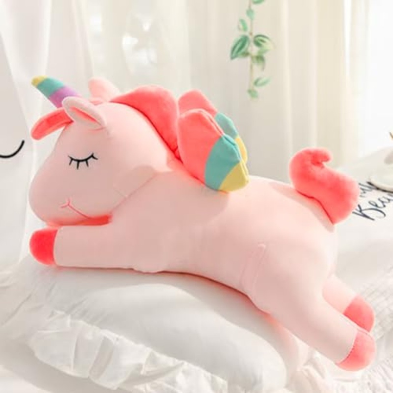 Plushie Flying Unicorn | Soft Toys | Birthday Gift for Girls/Wife, Boyfriend/Husband, Soft Toys for Girls, Baby Toys – Sleeping Unicorn