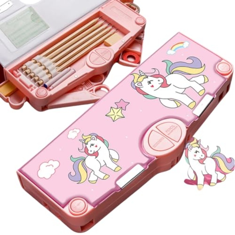 Unicorn Theme Pencil Box for Kids, Unicorn Pencil Box for Boys, Kids Pencil Box for Boys & Girls, Pencil Box for Boys, UnicornTheme Return Gifts for Kids