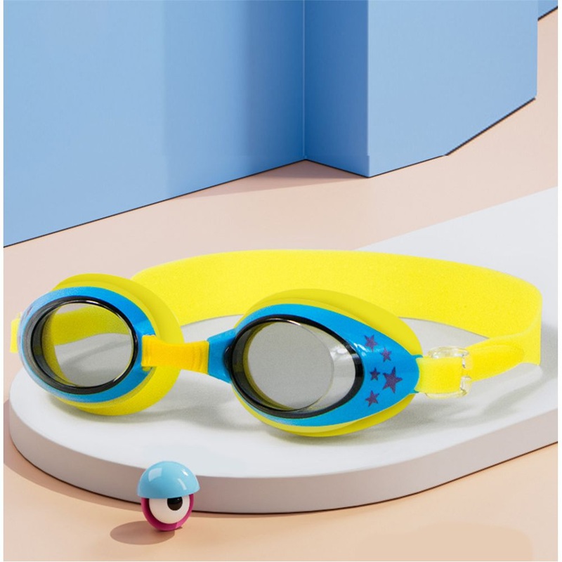 Little Surprise Box , Starry Yellow Anti Fog UV Protection Leakproof Design Swim Goggles for Kids, 3yrs  – 8yrs