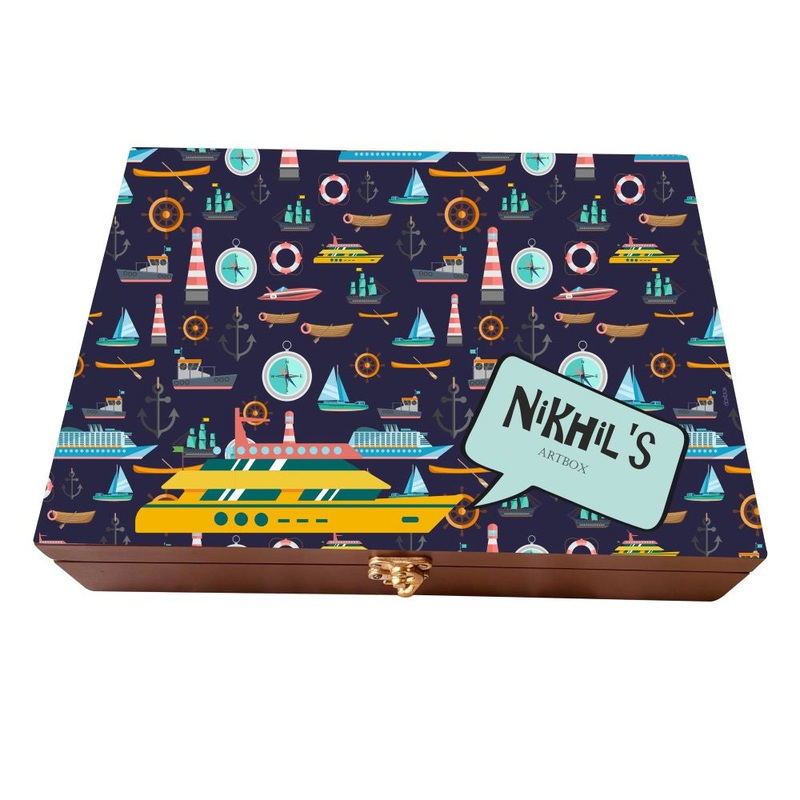 Personalised  Artbox – Yellow Ship