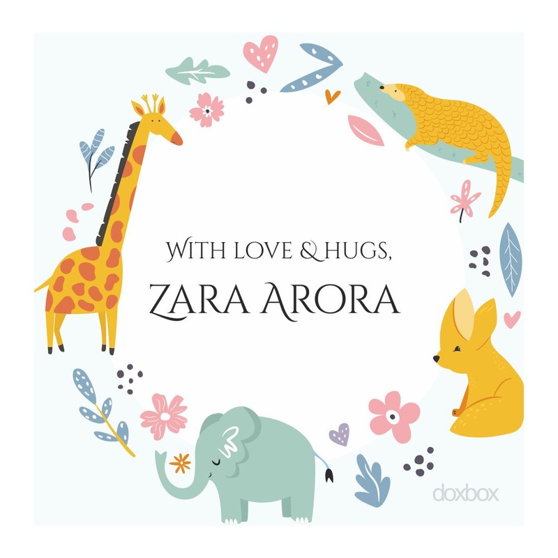 Personalised  Gift Tag – Animal Wreath