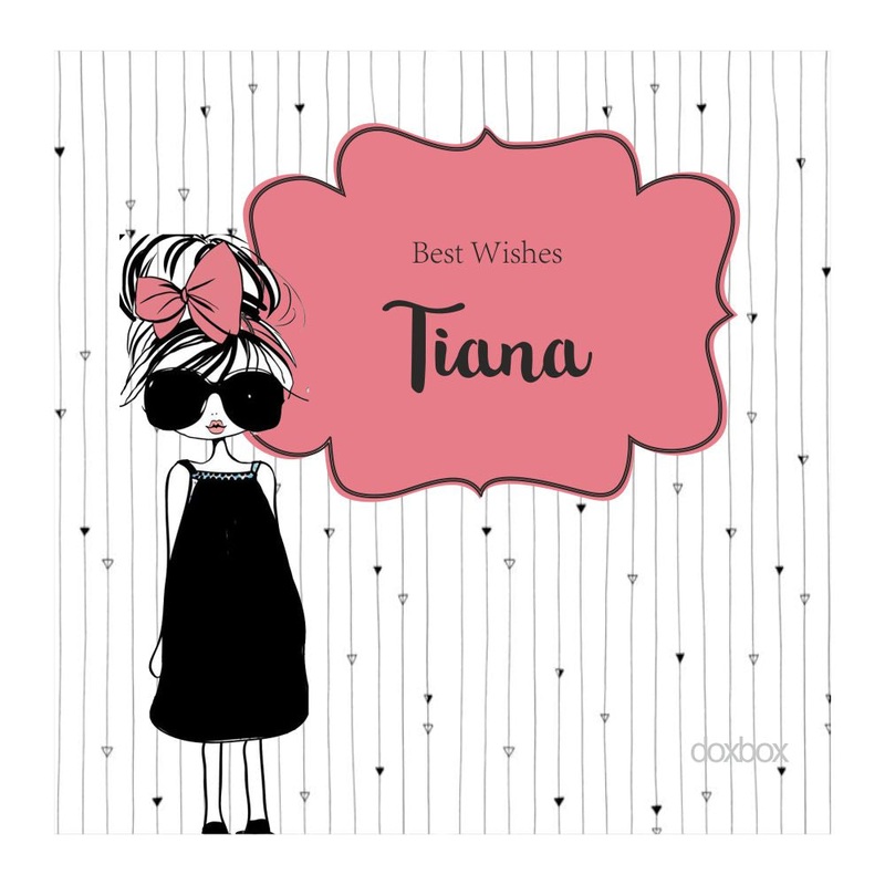 Personalised  Gift Tag – Camera Girl