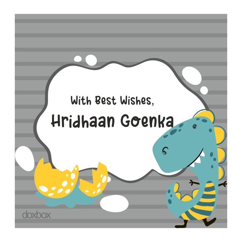 Personalised  Gift Tag – Cute Dino