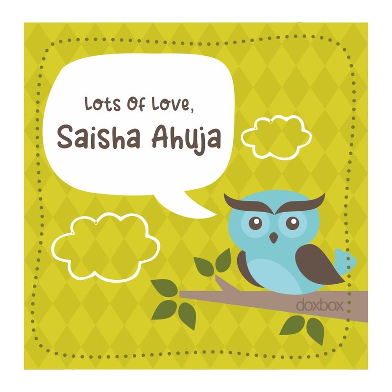 Personalised  Gift Tag – Cute owl