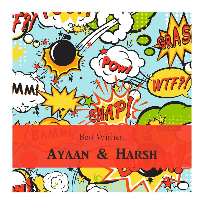 Personalised Gift Tags – Comic
