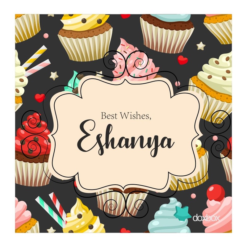 Personalised Gift Tags – Cupcake