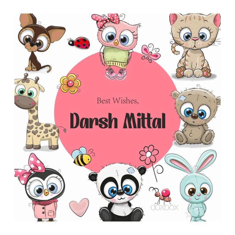 Personalised Gift Tags – Cute animal