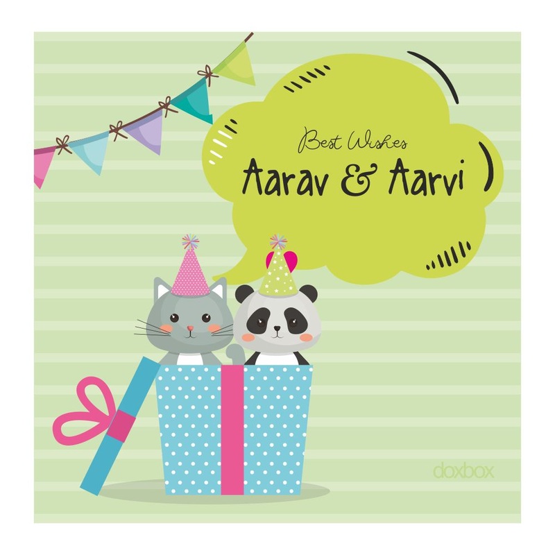 Personalised Gift Tags – Cute Cat