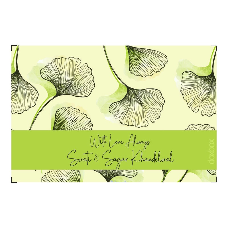 Personalised Gift Tags – Green Leaf